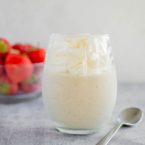 Vegan Keto Vanilla Pudding