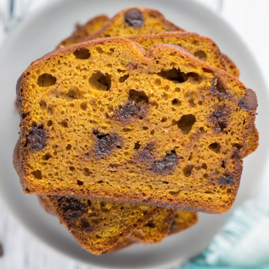 Chocolate Chip Pumpkin Bread