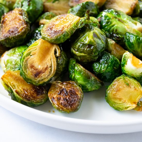 Maple Balsamic Brussels Sprouts