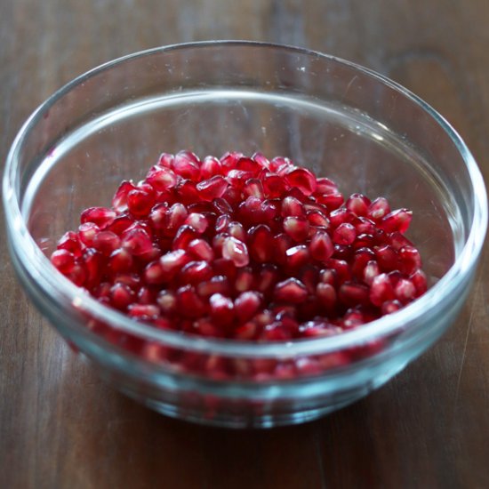 How to Cut a Pomegranate