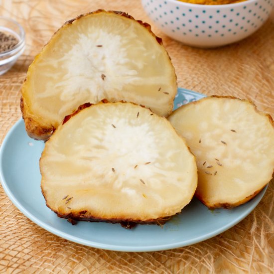 Roasted celeriac