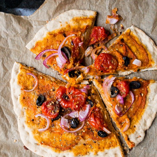 Vegan Flatbread Pizza