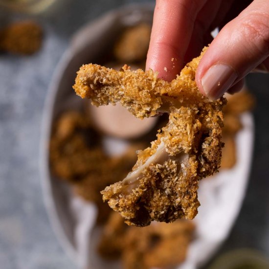 Air Fried Oyster Mushrooms