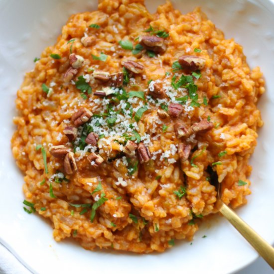 Pumpkin risotto