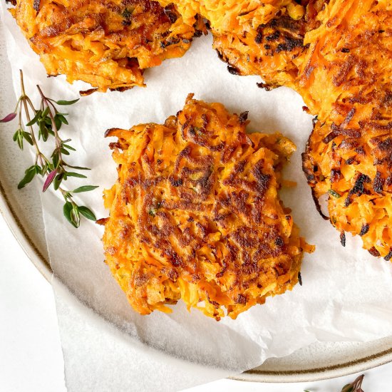 Sweet potato fritters