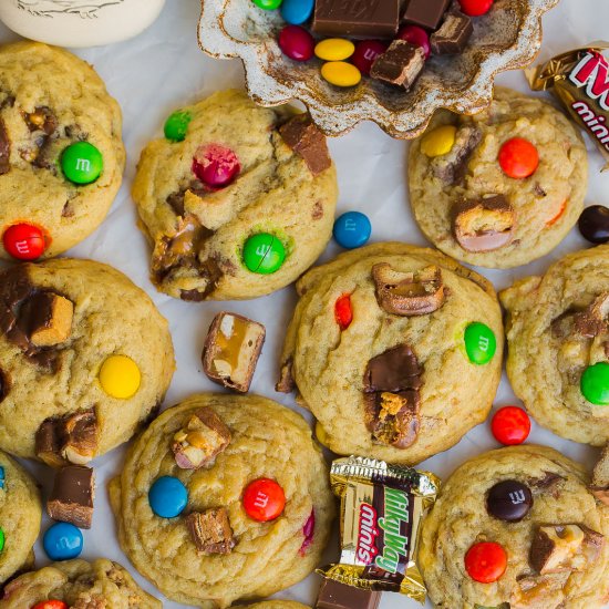 Halloween Candy Cookies