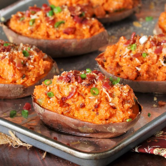 Twice-Baked Sweet Potatoes