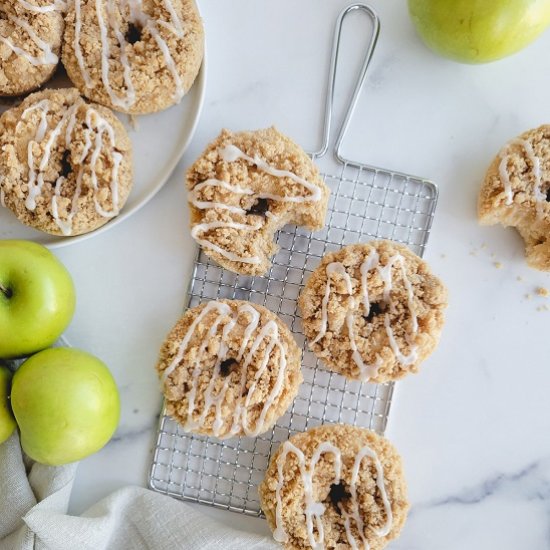 Apple Crumb Cake Donuts