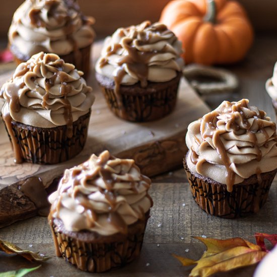 Pumpkin Espresso Cupcakes