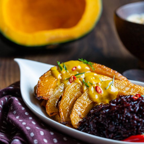 Air Fryer Kabocha Squash Curry