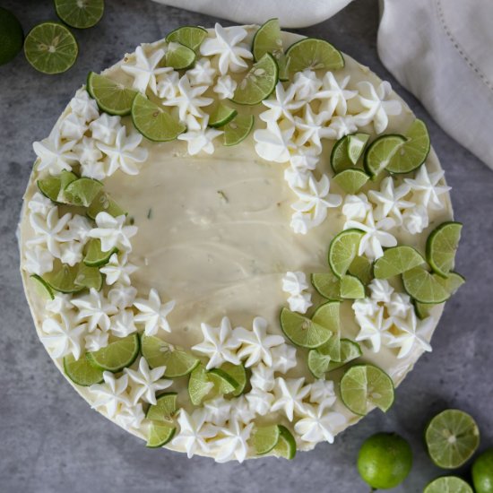 No Bake Key Lime Cheesecake