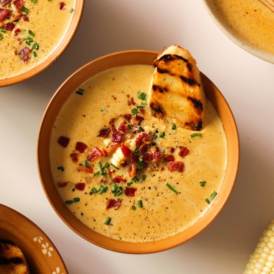 Instant Pot Potato Corn Chowder