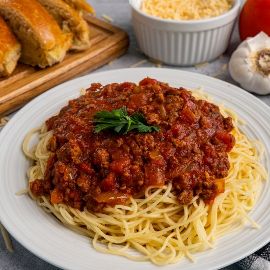 low Cooker Meat Sauce For Spaghetti