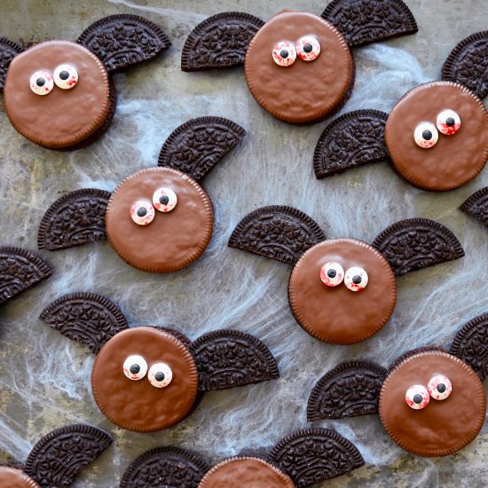 No-Bake Oreo Bat Cookies