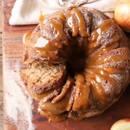 Apple Cider Donut Cake