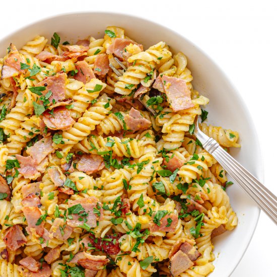 Schinkennudeln (German Ham Noodles)