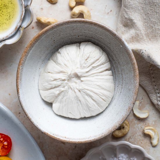 The BEST Vegan Burrata Cheese