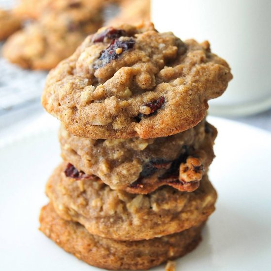 GF Oatmeal Cranberry Cookies