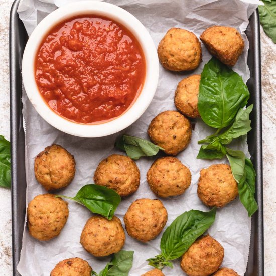 Air Fryer Chicken Meatballs