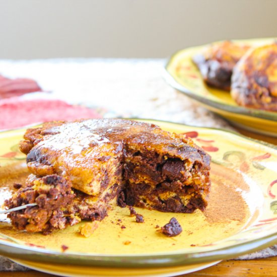 Keto Marbled Pumpkin Pancakes