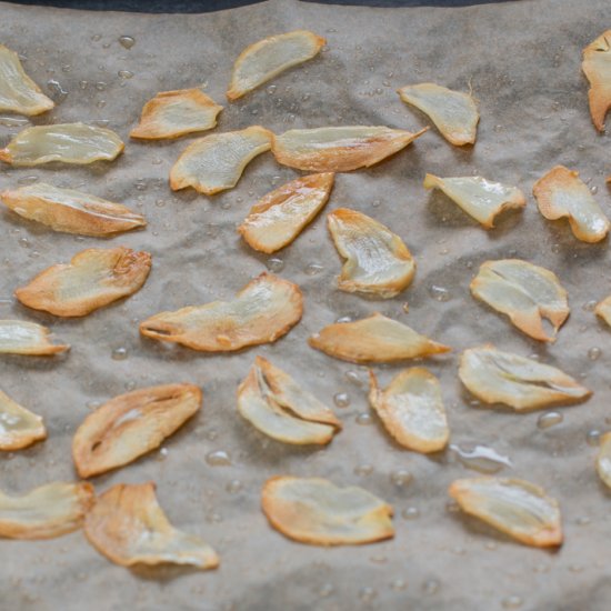 how to make garlic crisps