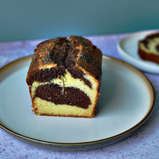 Healthier Marble Loaf Cake