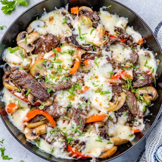 PHILLY CHEESE STEAK RECIPE