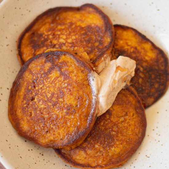 Pumpkin Pancake + Brown Butter