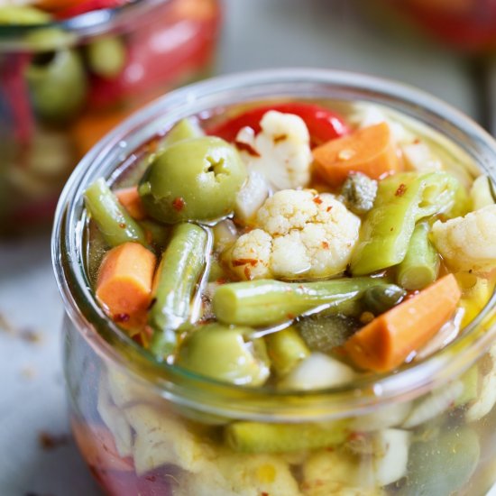 Homemade Giardiniera