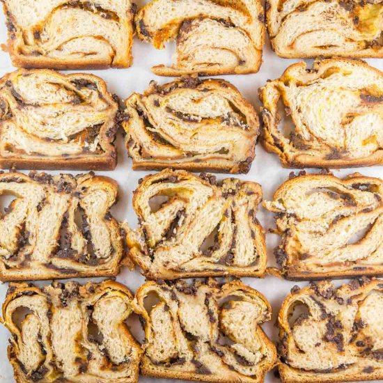 Pumpkin Chocolate Chip Babka