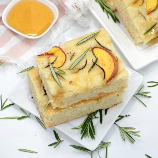 Peach & Thyme Focaccia Bread