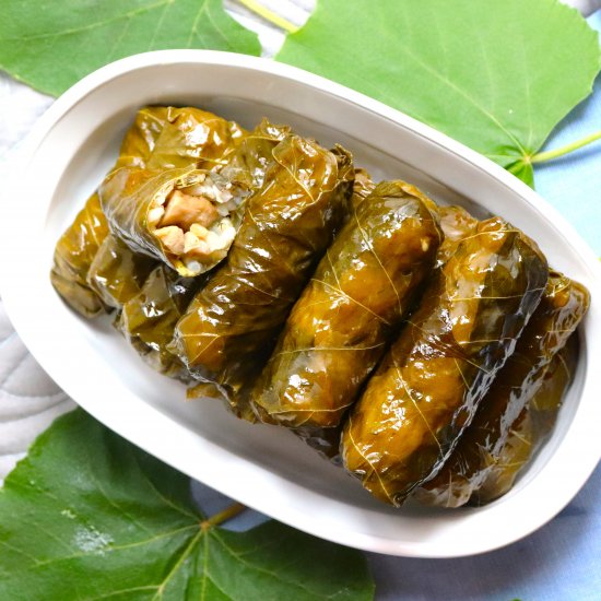 FORAGED STUFFED GRAPE LEAVES