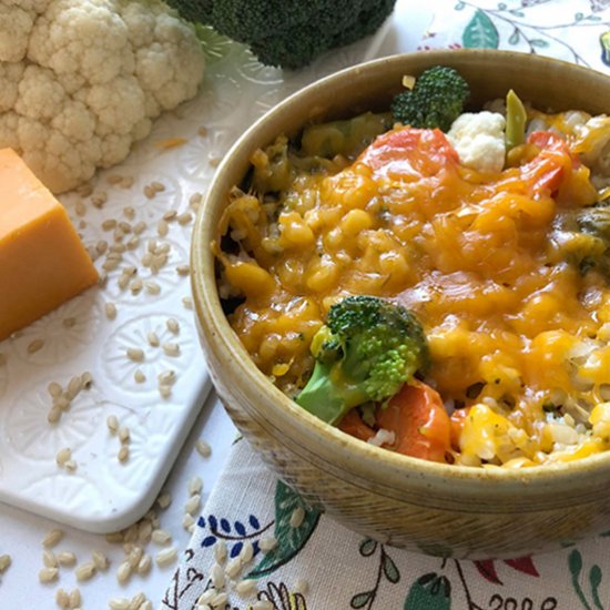 Easy Cheesy Vegetarian Casserole