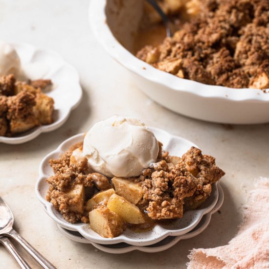 Gluten Free Apple Crumble (No Oats)