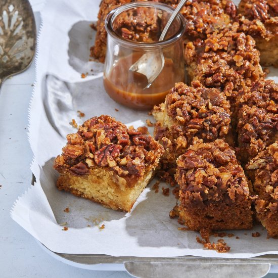 Easy Pecan Upside Down Cake