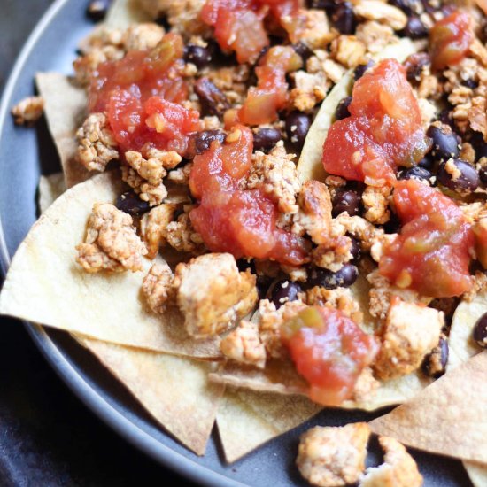 Loaded Healthy Vegan Nachos Recipe