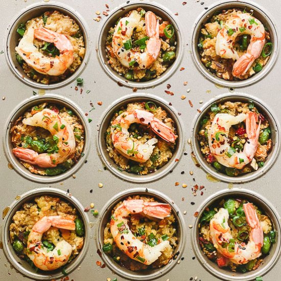 Shrimp Fried Rice Cups (GF)