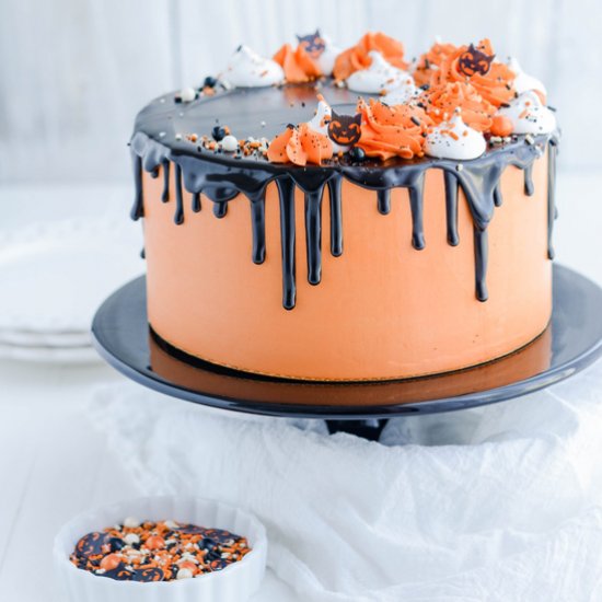 Devil’s Food Halloween Cake