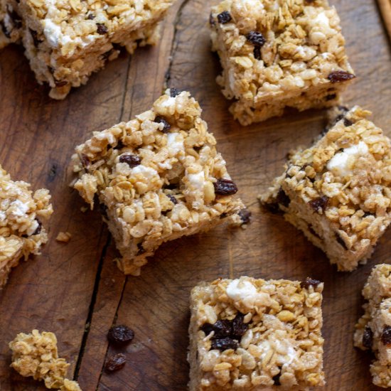 Maple Granola Rice Krispie Treats