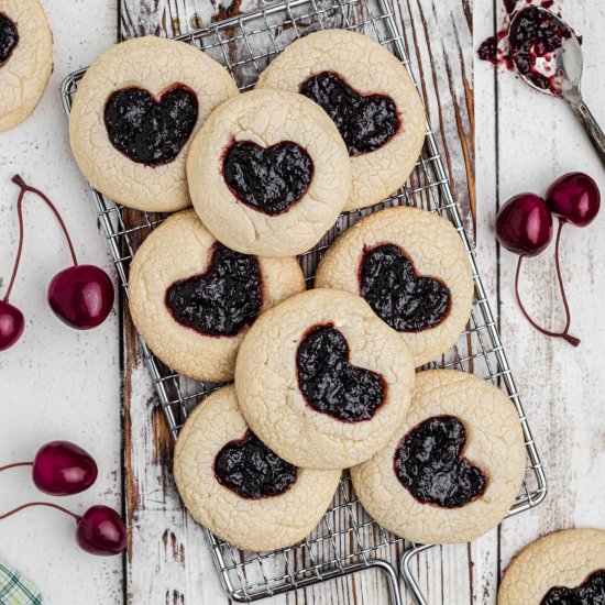 Jam Heart Cookies