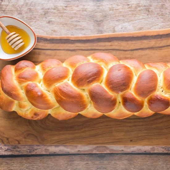 6-Strand Challah Bread Recipe