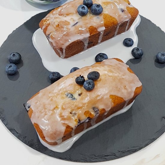 Mini Blueberry Loaf Cake