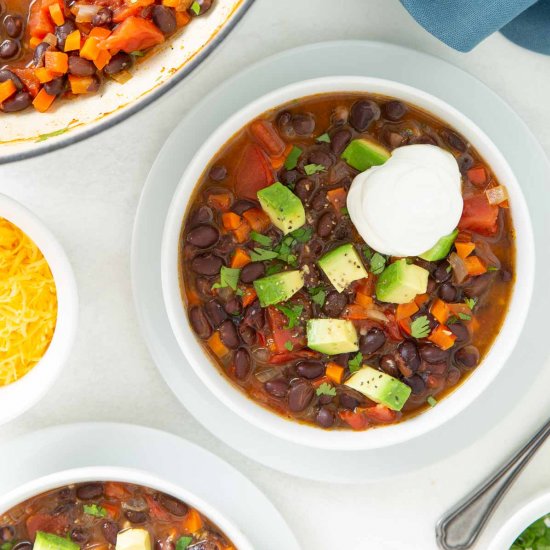 easy black bean soup