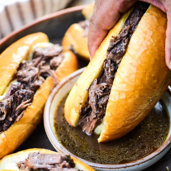 Instant Pot French Dip Sandwich