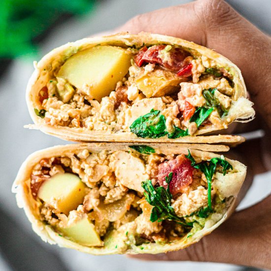 Vegan Breakfast Burritos