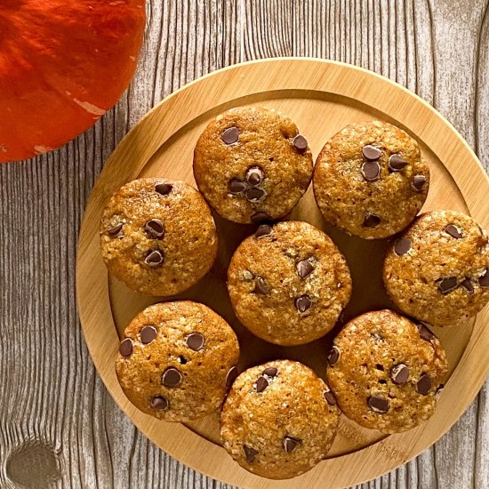 Pumpkin Chocolate Chip Muffins