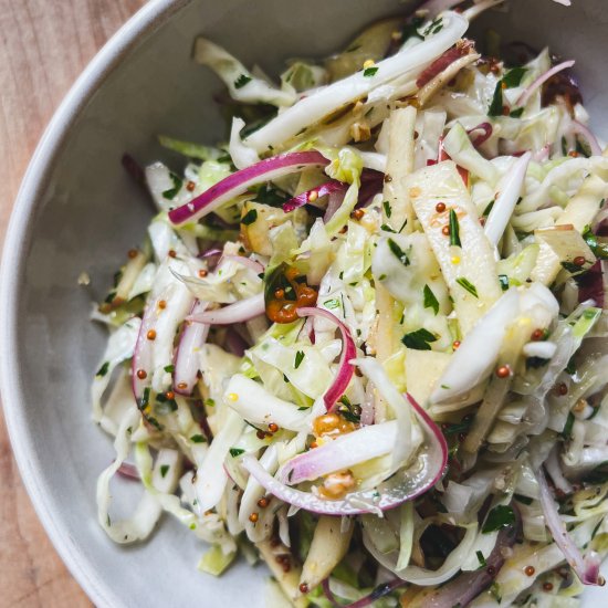 Fall Cabbage & Apple Salad