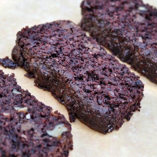 Vegan Chocolate Zucchini Bread