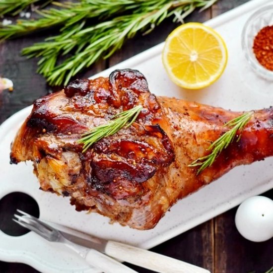 Oven Roasted Turkey Leg