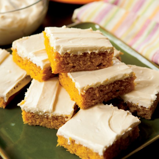 Pumpkin Cream Cheese Bars